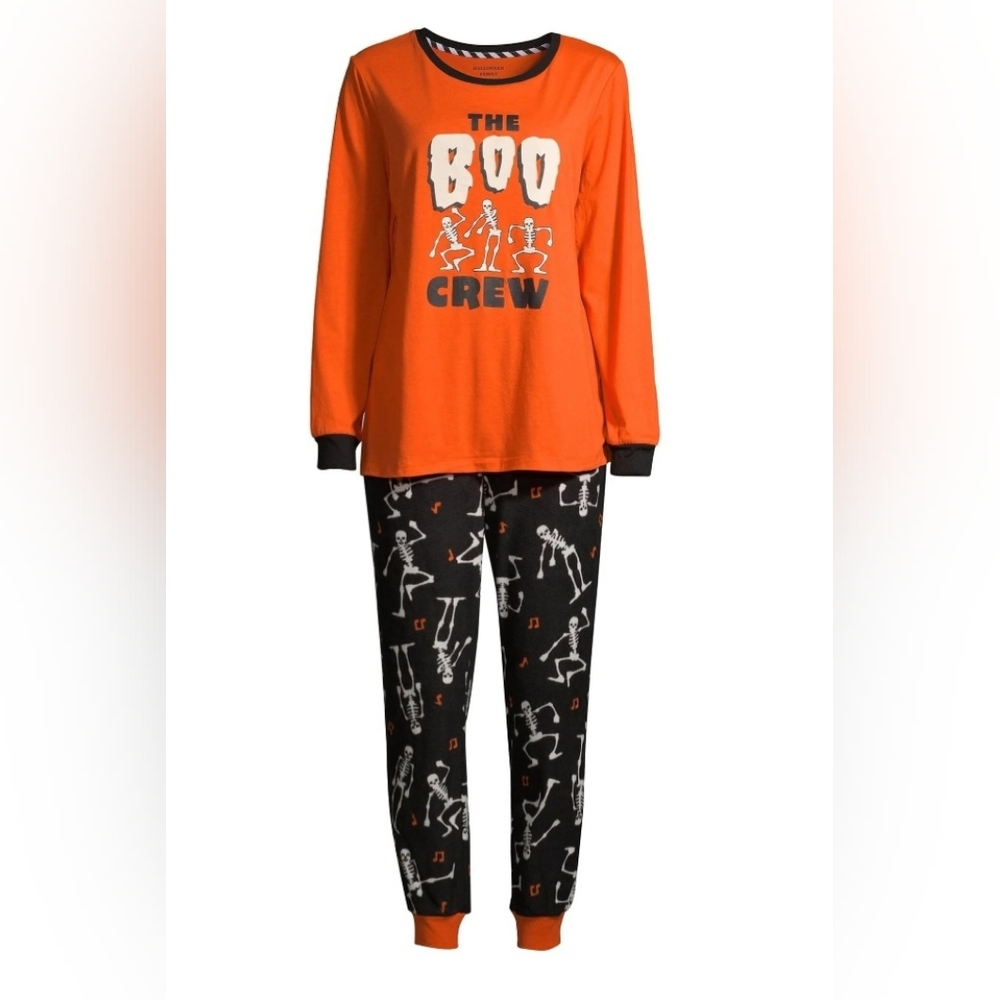 2-Pc Women's Boo Crew Pajamas Set - Medium